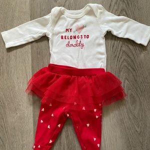 2 piece valentines set